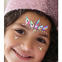 FACE CRYSTALS PINK UNICORN