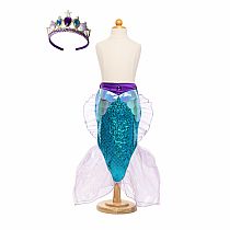 MERMAID GLIMMER SKIRT LILAC/BLUE 5/6