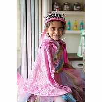 DIAMOND SPARKLE CAPE DARK PINK  5/6