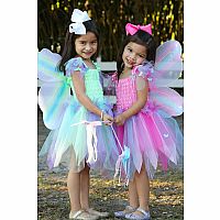 Buttterfly Dress, Wings Wand GREEN 5/6