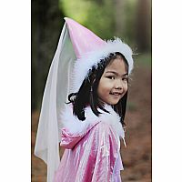 GLITTER PRINCESS HAT PINK