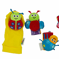 Gardenbug Foot Finder and Wrist Rattle Set