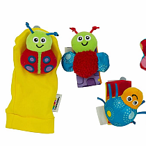 Gardenbug Foot Finder and Wrist Rattle Set