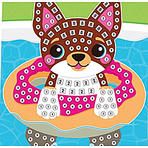 STICKY MOSAICS TRAVEL-PUPPIES