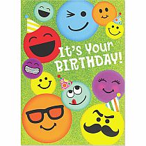 GLTR: SMILEY FACES BDAYCARD