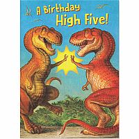 DINOSAURS HIGH FIVE BD CARD