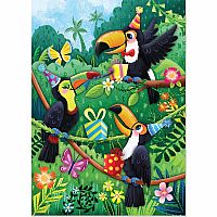 Toucan Foil Birthday Card