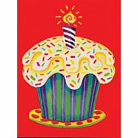 CONFETTI CUPCAKE ENCLOSURE CARD