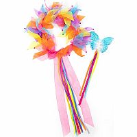 RAINBOW FAIRY HALO AND WAND