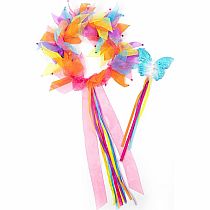 RAINBOW FAIRY HALO AND WAND