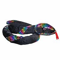 SEQUIN SNAKE 54" RAINBOW TWIST