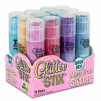 KWIK STIX GLITTER STIX 12 PK
