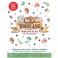 DO-A-DOT WOODLAND  ART PAD