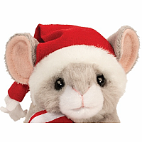 MERRIE MOUSE W SANTA HAT