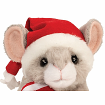 MERRIE MOUSE W SANTA HAT