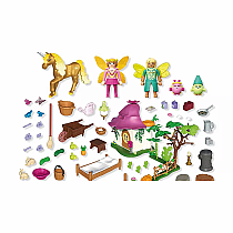 PM FAIRY HOME W GOLDEN UNICORN