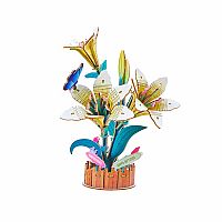 WOODEN PUZZLE LILY BLOOM SET