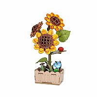 WOODEN PUZZLE SUNFLOWER BLOOM