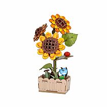 WOODEN PUZZLE SUNFLOWER BLOOM