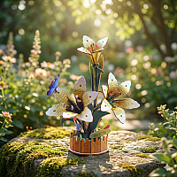 WOODEN PUZZLE SUNFLOWER BLOOM