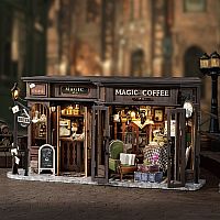 DIY TINIATURE OLD COFFEE HOUSE