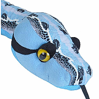Slipstream Blue Snake Stuffed Animal - 54"