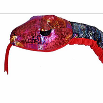 SEQUIN SNAKE 54" RAINBOW