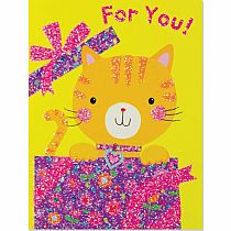 KITTY IN A BOX ENCLOSURE CARD