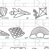ALPHABET LEARNING MAT