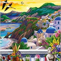 SANTORINI SUNSET 300PC LG FMT