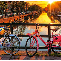 Bicycles in Amsterdam (1000 pc Puzzle)