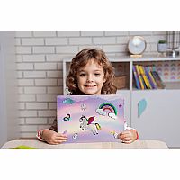 PRESS/PEEL FOIL FUN UNICORNS/PRINCESSES