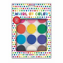 DOT WHIRL WATERCOLOR CAKES