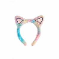 RAINBOW FURRY KITTY HEADBAND