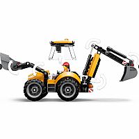 LEGO CITY YELLOW BACKHOE LOADER
