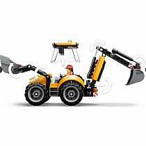 LEGO CITY YELLOW BACKHOE LOADER
