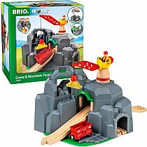 BRIO Crane & Mountain Tunnel