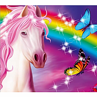 Horse Dream Glitter Puzzle 100 Piece