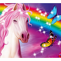 Horse Dream Glitter Puzzle 100 Piece