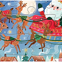 SANTA'S SLEIGH 36 PC PUZ