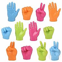 NEON HAND FINGER PUPPETS
