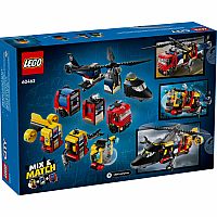 LEGO HELICOPTER FIRE TRUCK SUBMARINE