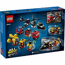 LEGO HELICOPTER FIRE TRUCK SUBMARINE