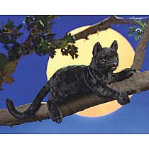 BLACK CAT HAND PUPPET