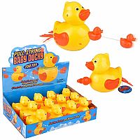DUCK PULL STRING BATH TOY