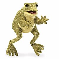 FUNNY FROG HAND PUPPET