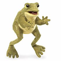 FUNNY FROG HAND PUPPET
