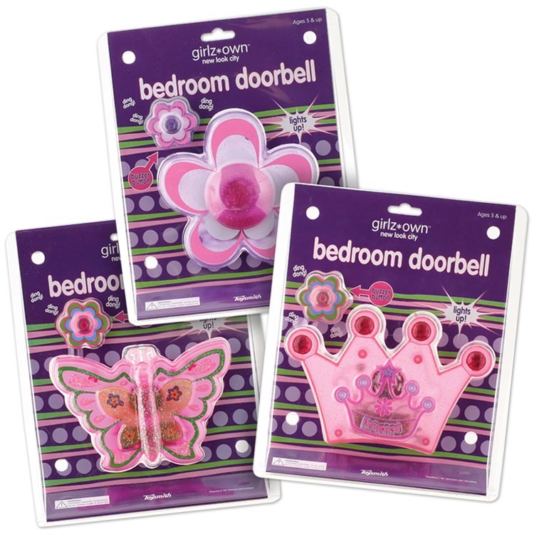 bedroom doorbell assortment - over the rainbow