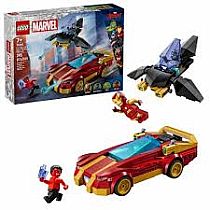 LEGO IRON MAN CAR V RED HULK