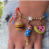 CHARM IT GOLD CHEESEBURGER